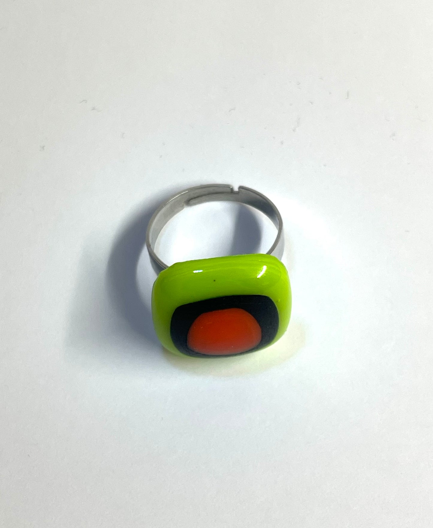 Green and Orange Ring