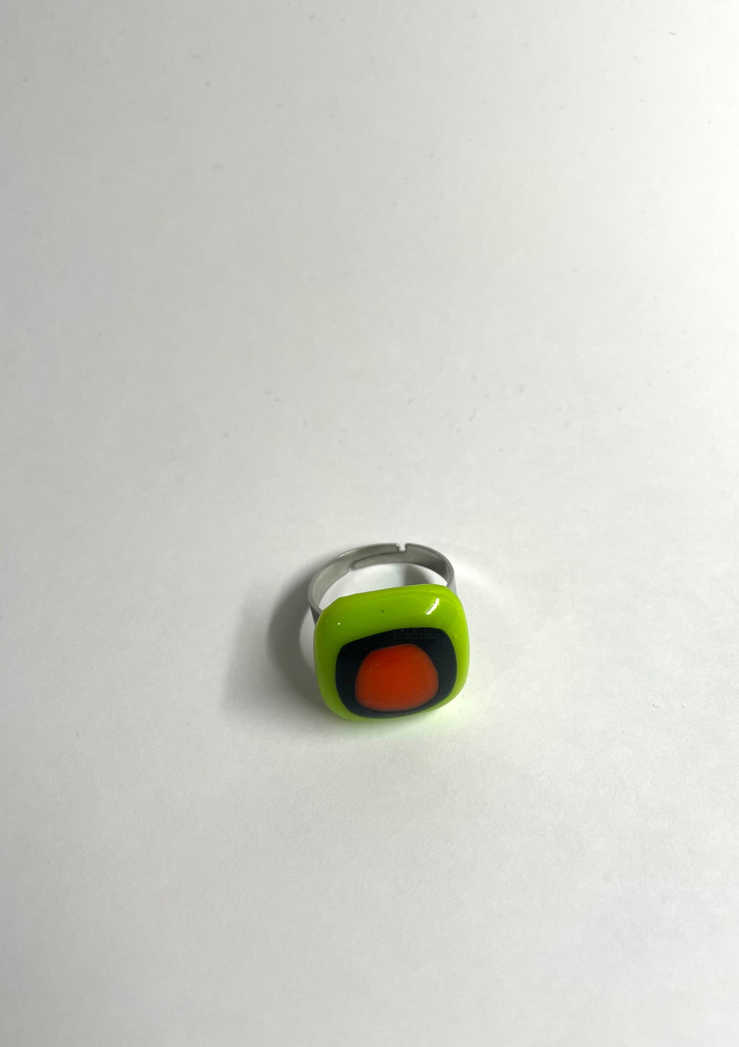 Green and Orange Ring