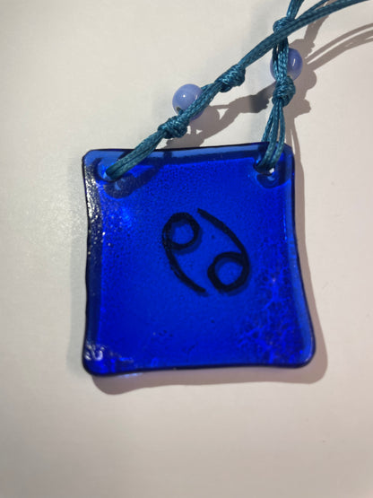 Zodiac Necklace Blue (Pisces)