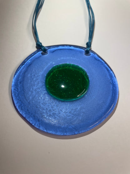 Elegant Blue and Green Necklace