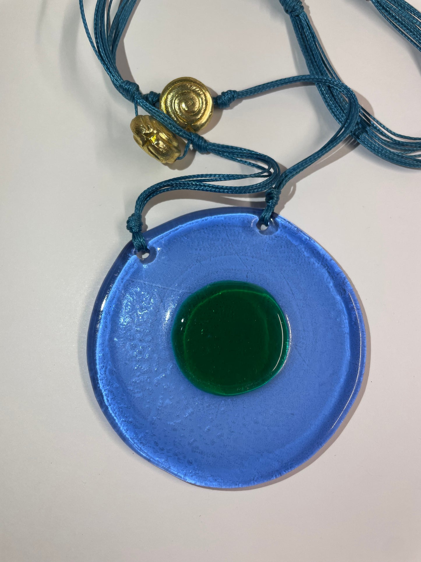 Elegant Blue and Green Necklace