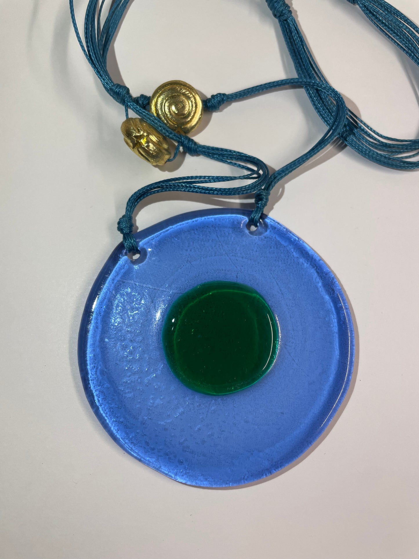 Elegant Blue and Green Necklace