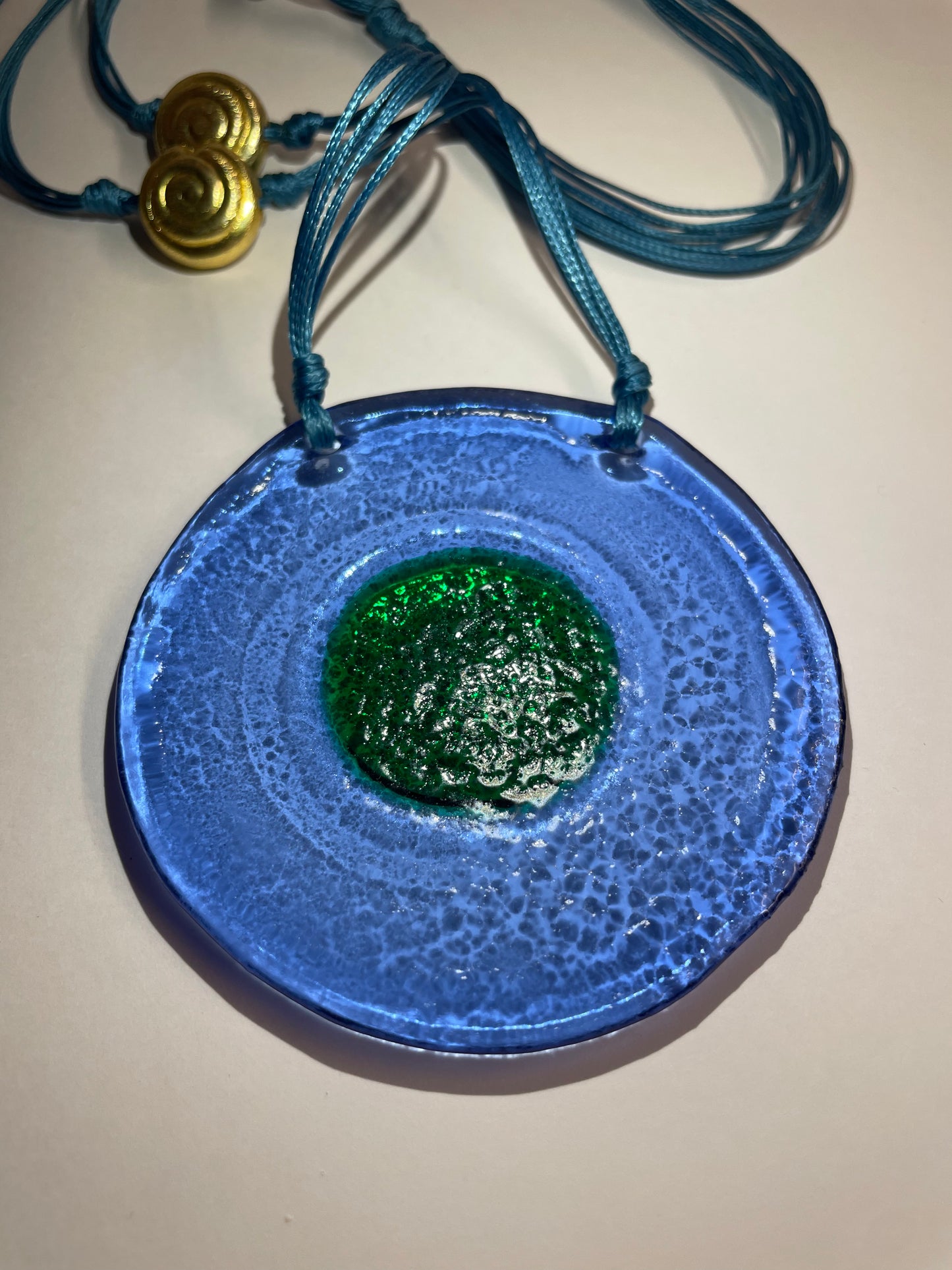 Elegant Blue and Green Necklace