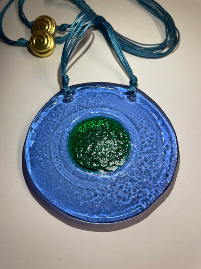 Elegant Blue and Green Necklace